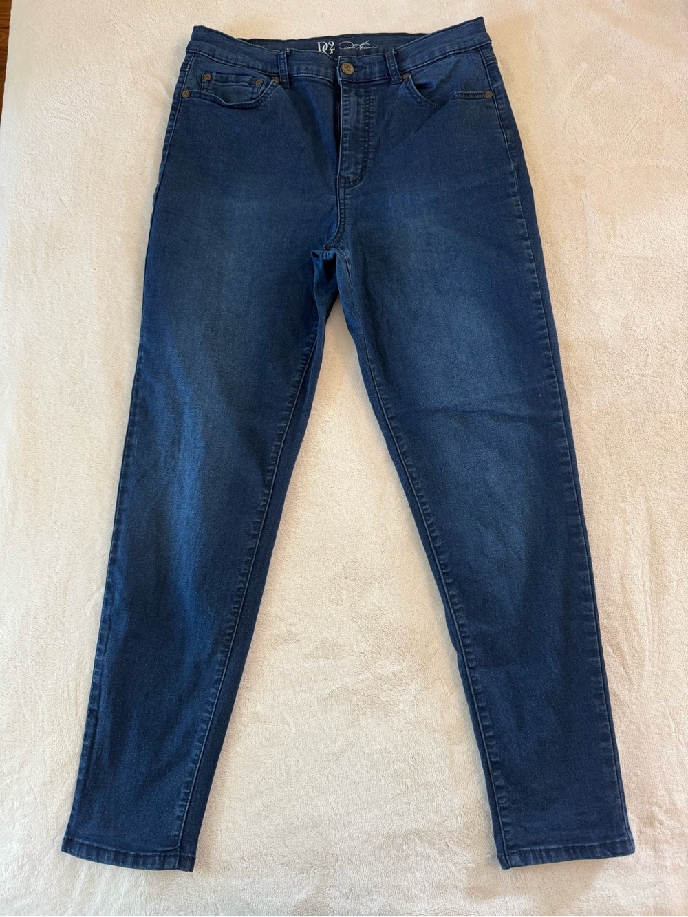 DG2 by Diane Gilman Indigo High-Rise Skinny Jeans
